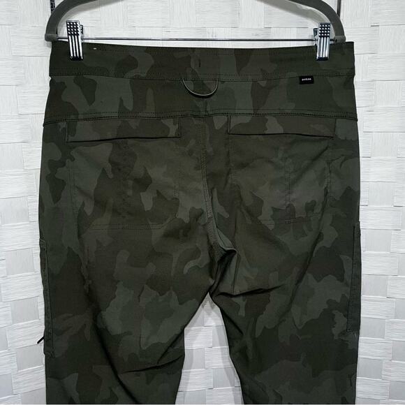 Prana Women’s Halle Jogger II Size 6 Sage Camo Tapered Athletic Bottoms Outdoor - Picture 11 of 13